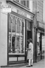 “Frith’s Postcards for sale here!” A Shop in East Gate, Totnes 1928, 80999x.