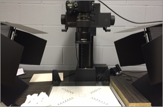 One of the digital scanners used to process the original images.