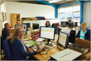 The Frith Digitisation Team in 2015.