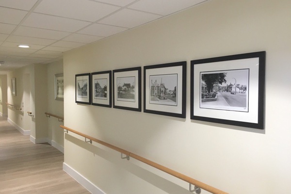 Frith Prints in an office corridor