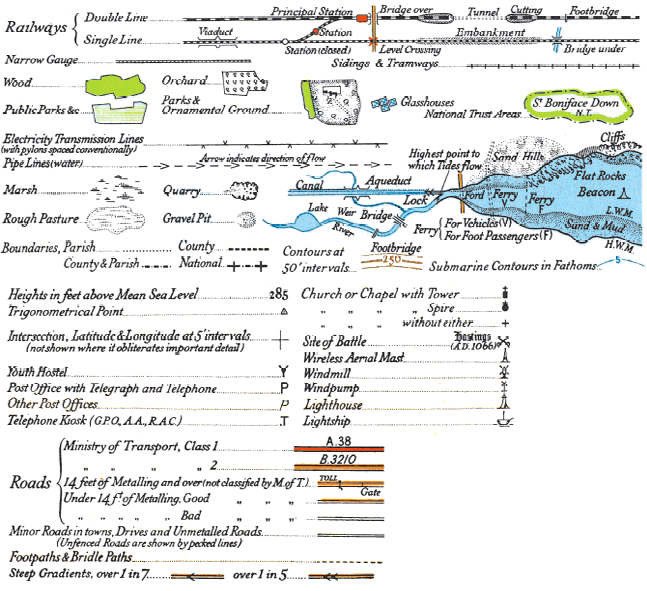 Sample of a New Popular Edition Series Map