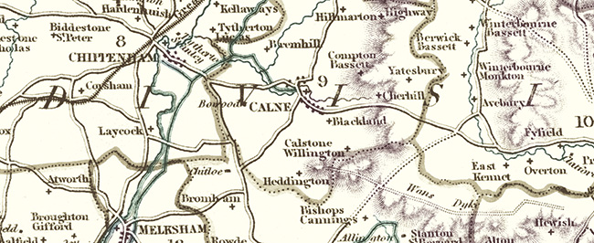 Sample of a Samuel Lewis County Map