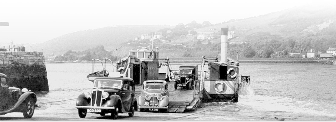 Dartmouth, the Floating Bridge c1950