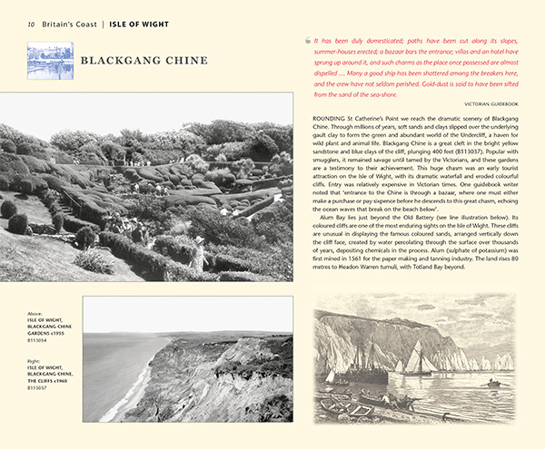 Image showing a page from Britain's Coast